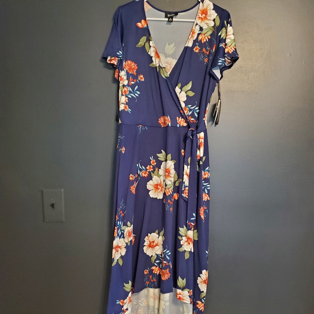 High-Low Floral Dress